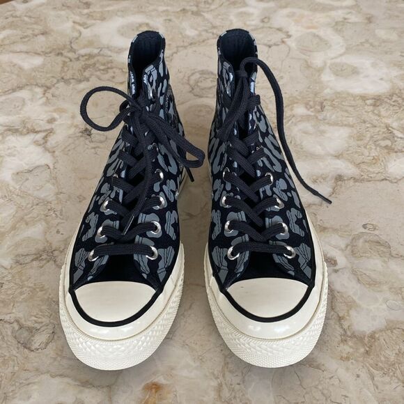 Converse Chuck 70 Reflective Leopard Hi Top Sneakers - Picture 4 of 14